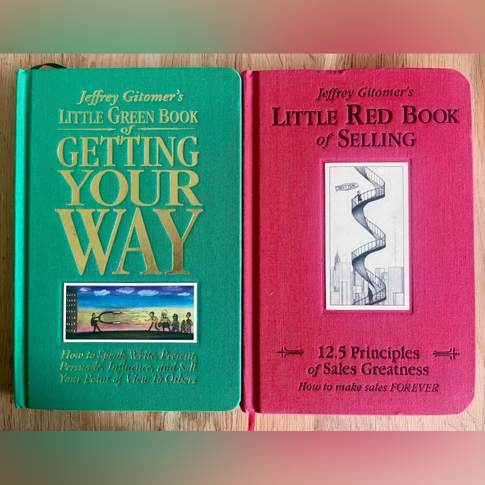 BUNDLE of 2 books "Getting you way" and "Selling" | EUC